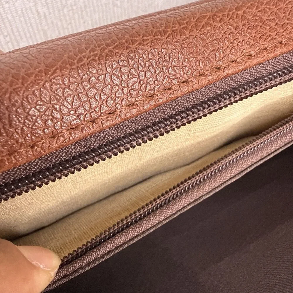 Vintage Raymond Brown Attache Briefcase Portfolio Satchel Office Bag EUC